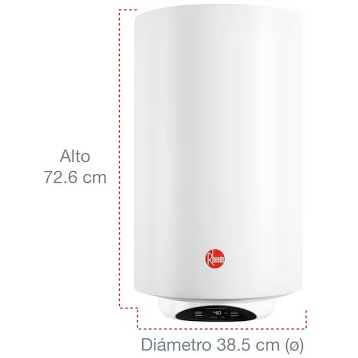 CALENTADOR ELECTRICO DEPOSITO MURAL 35L 120V MARCA RHEEM RME-CHN35L